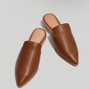 Madewell - Gemma Mules in cognac leather